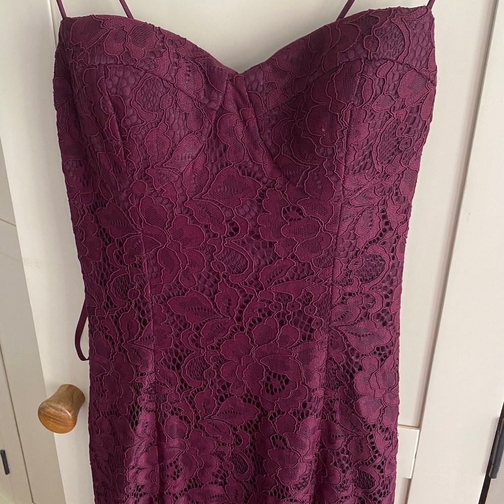 BHLDN EMMA SWEETHEART LACE GOWN